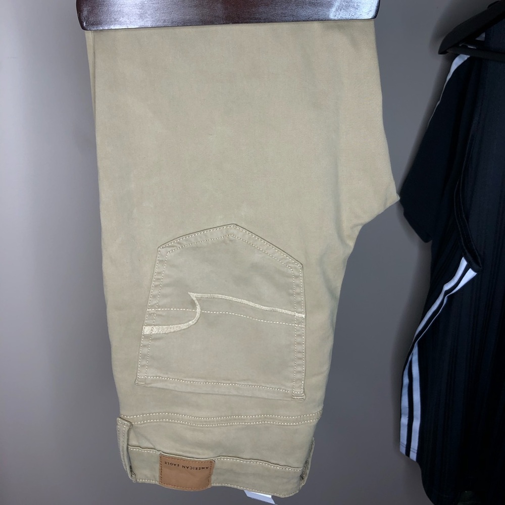 Hi-rise jegging khakis